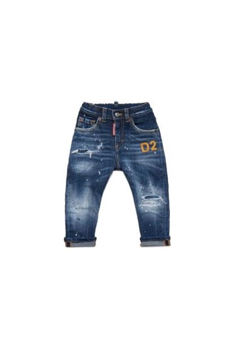 Jeans con effetto vissuto DSQUARED2 JUNIOR | DQ01TC D0A5SDQ01